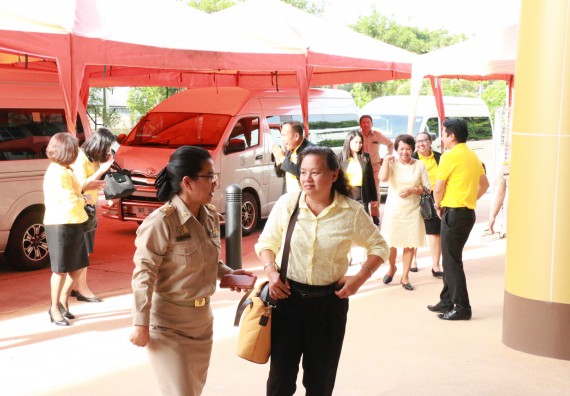 ภาพกิจกรรม คณะวิทยาศาสตร์และเทคโนโลยี จัดต้อนรับคณะผู้ตรวจราชการจากกระทรวจการคลัง