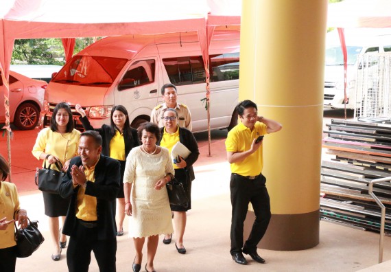 ภาพกิจกรรม คณะวิทยาศาสตร์และเทคโนโลยี จัดต้อนรับคณะผู้ตรวจราชการจากกระทรวจการคลัง