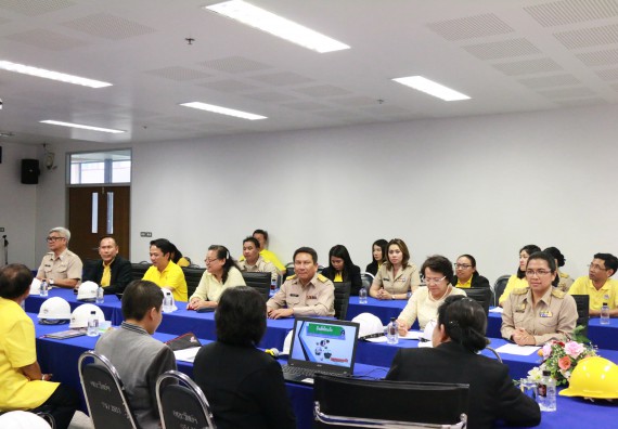 ภาพกิจกรรม คณะวิทยาศาสตร์และเทคโนโลยี จัดต้อนรับคณะผู้ตรวจราชการจากกระทรวจการคลัง