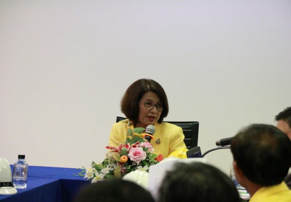 ภาพกิจกรรม คณะวิทยาศาสตร์และเทคโนโลยี จัดต้อนรับคณะผู้ตรวจราชการจากกระทรวจการคลัง