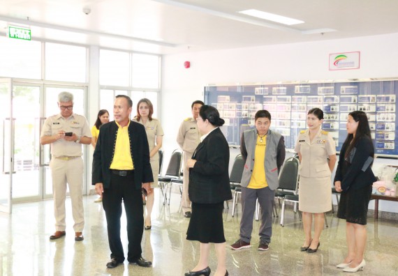 ภาพกิจกรรม คณะวิทยาศาสตร์และเทคโนโลยี จัดต้อนรับคณะผู้ตรวจราชการจากกระทรวจการคลัง