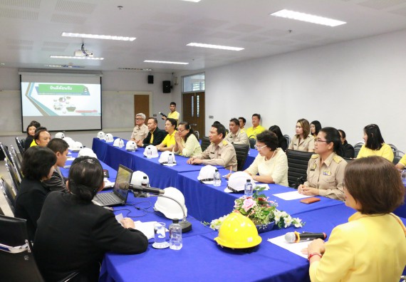 ภาพกิจกรรม คณะวิทยาศาสตร์และเทคโนโลยี จัดต้อนรับคณะผู้ตรวจราชการจากกระทรวจการคลัง