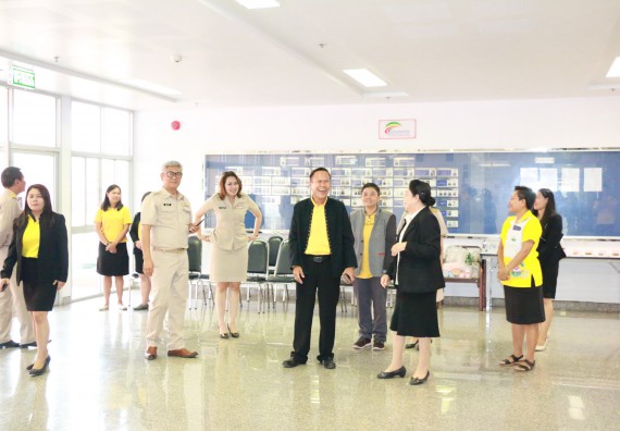 ภาพกิจกรรม คณะวิทยาศาสตร์และเทคโนโลยี จัดต้อนรับคณะผู้ตรวจราชการจากกระทรวจการคลัง