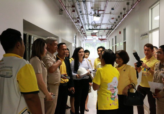 ภาพกิจกรรม คณะวิทยาศาสตร์และเทคโนโลยี จัดต้อนรับคณะผู้ตรวจราชการจากกระทรวจการคลัง