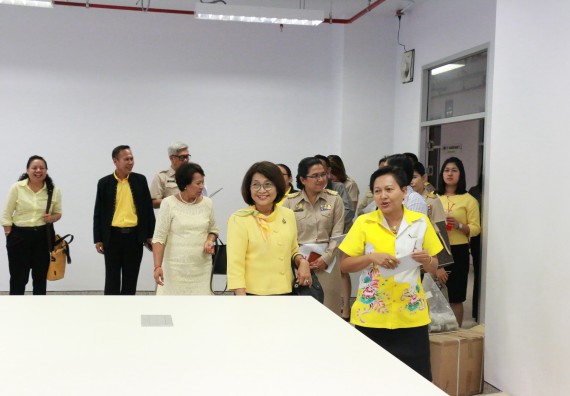 ภาพกิจกรรม คณะวิทยาศาสตร์และเทคโนโลยี จัดต้อนรับคณะผู้ตรวจราชการจากกระทรวจการคลัง