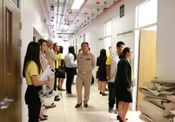 ภาพกิจกรรม คณะวิทยาศาสตร์และเทคโนโลยี จัดต้อนรับคณะผู้ตรวจราชการจากกระทรวจการคลัง