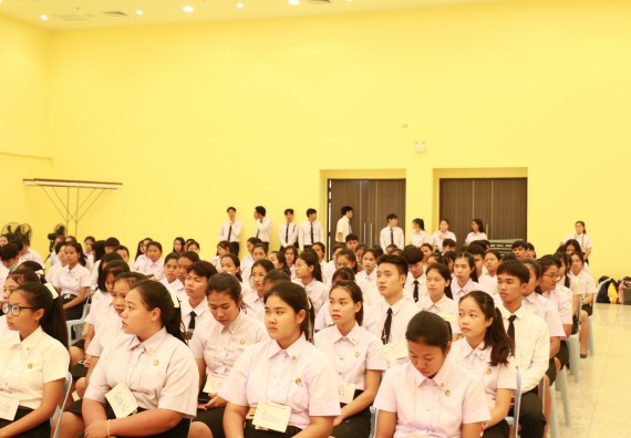 ภาพกิจกรรม คณะวิทยาศาสตร์และเทคโนโลยี จัดปฐมนิเทศนักศึกษาใหม่ คณะวิทยาศาสตร์และเทคโนโลยี ประจำปี 2562