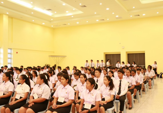 ภาพกิจกรรม คณะวิทยาศาสตร์และเทคโนโลยี จัดปฐมนิเทศนักศึกษาใหม่ คณะวิทยาศาสตร์และเทคโนโลยี ประจำปี 2562