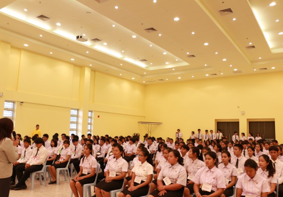 ภาพกิจกรรม คณะวิทยาศาสตร์และเทคโนโลยี จัดปฐมนิเทศนักศึกษาใหม่ คณะวิทยาศาสตร์และเทคโนโลยี ประจำปี 2562