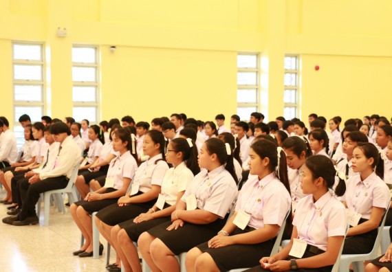 ภาพกิจกรรม คณะวิทยาศาสตร์และเทคโนโลยี จัดปฐมนิเทศนักศึกษาใหม่ คณะวิทยาศาสตร์และเทคโนโลยี ประจำปี 2562