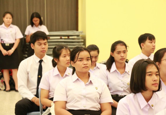 ภาพกิจกรรม คณะวิทยาศาสตร์และเทคโนโลยี จัดปฐมนิเทศนักศึกษาใหม่ คณะวิทยาศาสตร์และเทคโนโลยี ประจำปี 2562