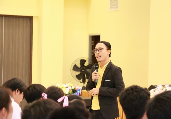 ภาพกิจกรรม คณะวิทยาศาสตร์และเทคโนโลยี จัดปฐมนิเทศนักศึกษาใหม่ คณะวิทยาศาสตร์และเทคโนโลยี ประจำปี 2562