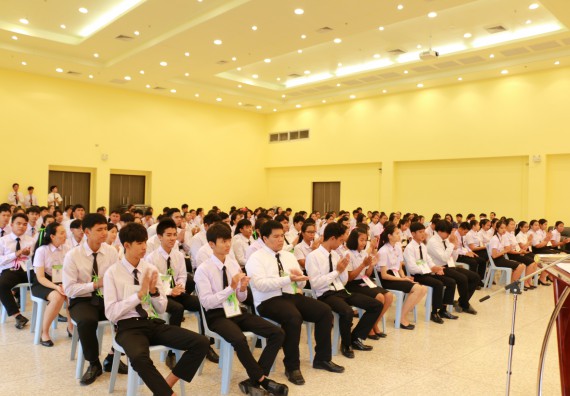 ภาพกิจกรรม คณะวิทยาศาสตร์และเทคโนโลยี จัดปฐมนิเทศนักศึกษาใหม่ คณะวิทยาศาสตร์และเทคโนโลยี ประจำปี 2562