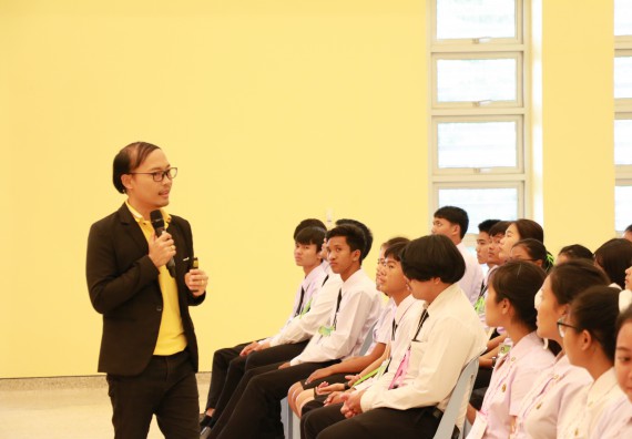 ภาพกิจกรรม คณะวิทยาศาสตร์และเทคโนโลยี จัดปฐมนิเทศนักศึกษาใหม่ คณะวิทยาศาสตร์และเทคโนโลยี ประจำปี 2562