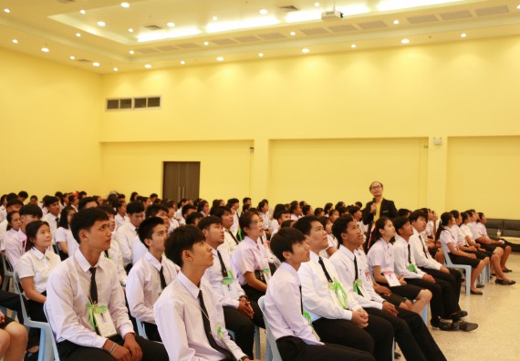 ภาพกิจกรรม คณะวิทยาศาสตร์และเทคโนโลยี จัดปฐมนิเทศนักศึกษาใหม่ คณะวิทยาศาสตร์และเทคโนโลยี ประจำปี 2562