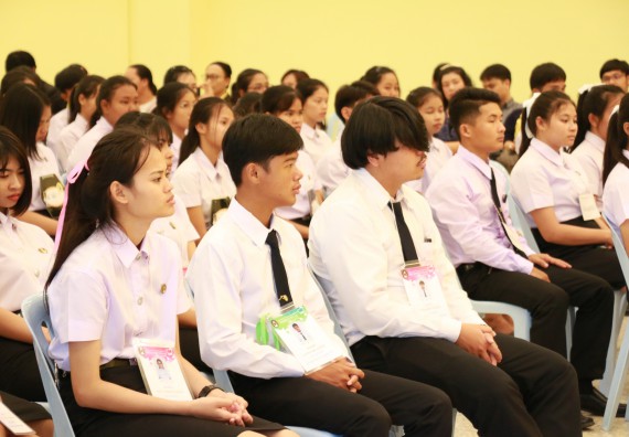 ภาพกิจกรรม คณะวิทยาศาสตร์และเทคโนโลยี จัดปฐมนิเทศนักศึกษาใหม่ คณะวิทยาศาสตร์และเทคโนโลยี ประจำปี 2562