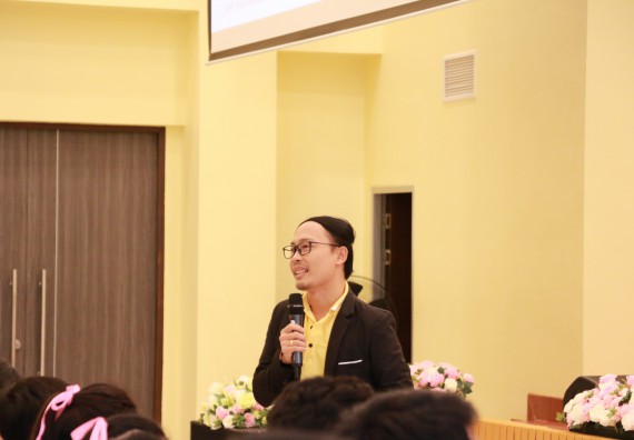 ภาพกิจกรรม คณะวิทยาศาสตร์และเทคโนโลยี จัดปฐมนิเทศนักศึกษาใหม่ คณะวิทยาศาสตร์และเทคโนโลยี ประจำปี 2562