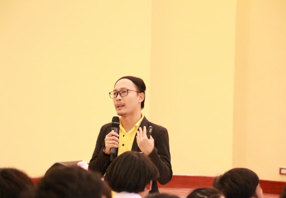 ภาพกิจกรรม คณะวิทยาศาสตร์และเทคโนโลยี จัดปฐมนิเทศนักศึกษาใหม่ คณะวิทยาศาสตร์และเทคโนโลยี ประจำปี 2562