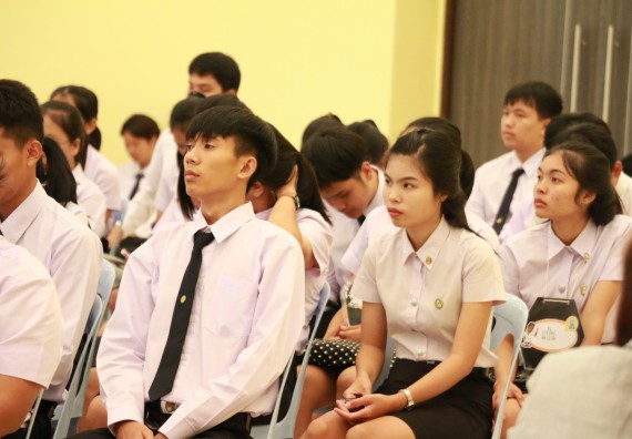 ภาพกิจกรรม คณะวิทยาศาสตร์และเทคโนโลยี จัดปฐมนิเทศนักศึกษาใหม่ คณะวิทยาศาสตร์และเทคโนโลยี ประจำปี 2562