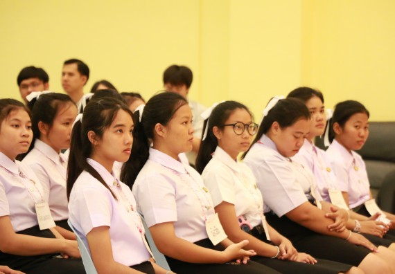 ภาพกิจกรรม คณะวิทยาศาสตร์และเทคโนโลยี จัดปฐมนิเทศนักศึกษาใหม่ คณะวิทยาศาสตร์และเทคโนโลยี ประจำปี 2562