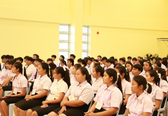 ภาพกิจกรรม คณะวิทยาศาสตร์และเทคโนโลยี จัดปฐมนิเทศนักศึกษาใหม่ คณะวิทยาศาสตร์และเทคโนโลยี ประจำปี 2562