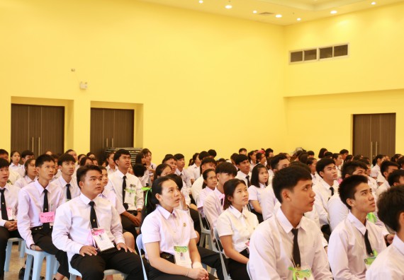 ภาพกิจกรรม คณะวิทยาศาสตร์และเทคโนโลยี จัดปฐมนิเทศนักศึกษาใหม่ คณะวิทยาศาสตร์และเทคโนโลยี ประจำปี 2562