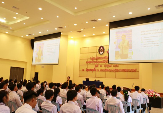 ภาพกิจกรรม คณะวิทยาศาสตร์และเทคโนโลยี จัดปฐมนิเทศนักศึกษาใหม่ คณะวิทยาศาสตร์และเทคโนโลยี ประจำปี 2562