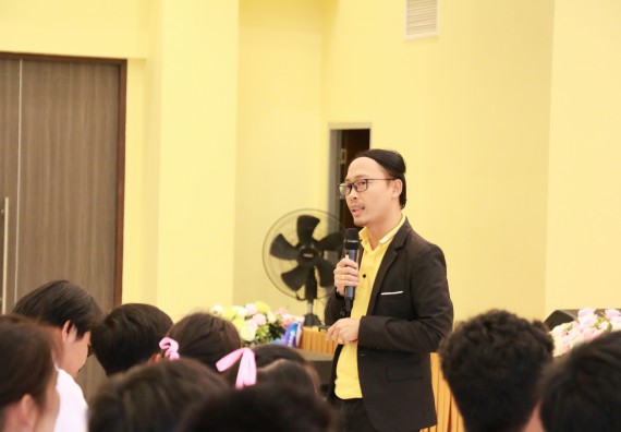 ภาพกิจกรรม คณะวิทยาศาสตร์และเทคโนโลยี จัดปฐมนิเทศนักศึกษาใหม่ คณะวิทยาศาสตร์และเทคโนโลยี ประจำปี 2562