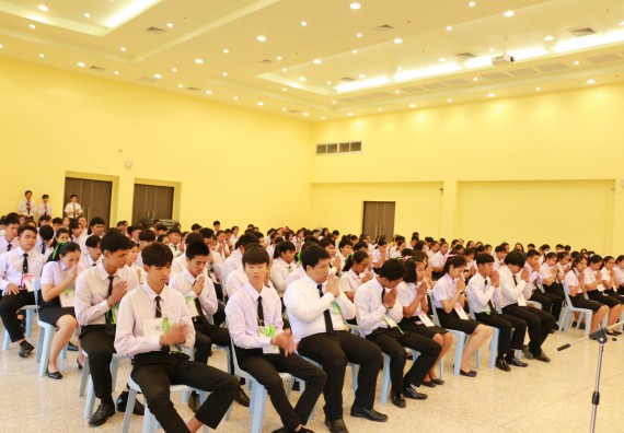 ภาพกิจกรรม คณะวิทยาศาสตร์และเทคโนโลยี จัดปฐมนิเทศนักศึกษาใหม่ คณะวิทยาศาสตร์และเทคโนโลยี ประจำปี 2562