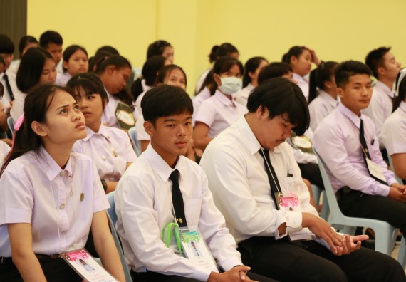 ภาพกิจกรรม คณะวิทยาศาสตร์และเทคโนโลยี จัดปฐมนิเทศนักศึกษาใหม่ คณะวิทยาศาสตร์และเทคโนโลยี ประจำปี 2562