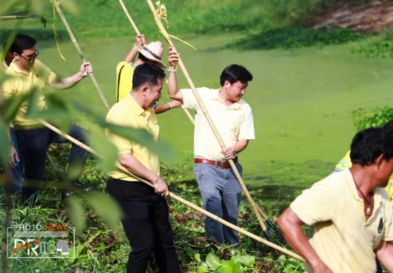 ภาพกิจกรรม คณะวิทยาศาสตร์และเทคโนโลยี เข้าร่วมโครงการจิตอาสาพัฒนามหาวิทยาลัยราชภัฏกำแพงเพชร (เราทำความดีด้วยหัวใจ)