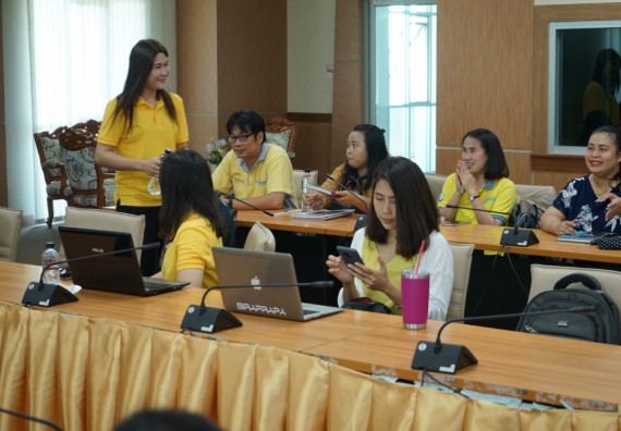 ภาพกิจกรรม คณะวิทยาศาสตร์และเทคโนโลยี	เข้าร่วมกิจกรรมแลกเปลี่ยนเรียนรู้การรายงานผลการดำเนินงานของหลักสูตร (มคอ.7)