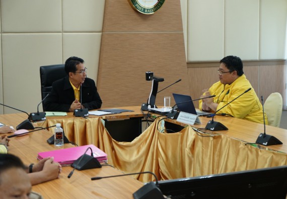 ภาพกิจกรรม คณะวิทยาศาสตร์และเทคโนโลยี	เข้าร่วมกิจกรรมแลกเปลี่ยนเรียนรู้การรายงานผลการดำเนินงานของหลักสูตร (มคอ.7)