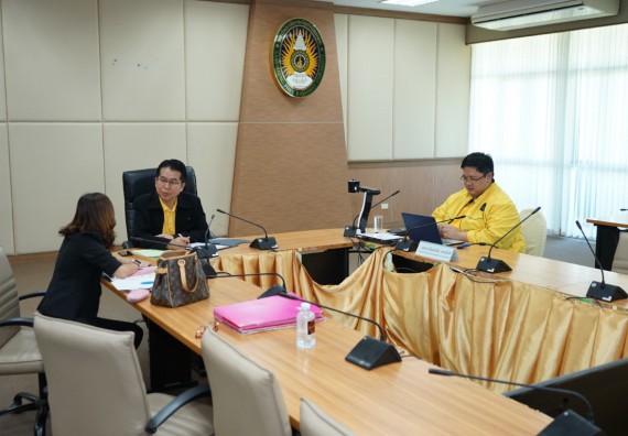 ภาพกิจกรรม คณะวิทยาศาสตร์และเทคโนโลยี	เข้าร่วมกิจกรรมแลกเปลี่ยนเรียนรู้การรายงานผลการดำเนินงานของหลักสูตร (มคอ.7)