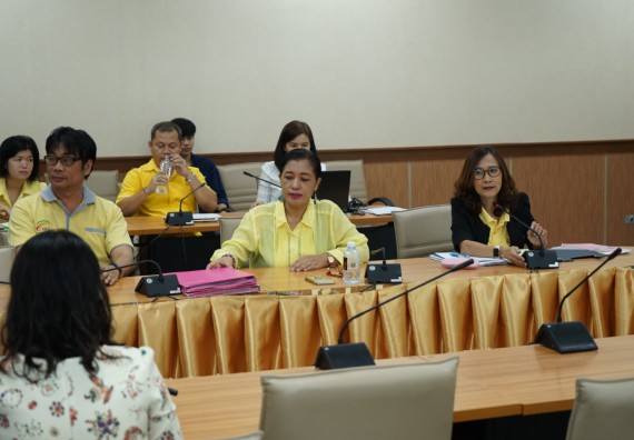 ภาพกิจกรรม คณะวิทยาศาสตร์และเทคโนโลยี	เข้าร่วมกิจกรรมแลกเปลี่ยนเรียนรู้การรายงานผลการดำเนินงานของหลักสูตร (มคอ.7)