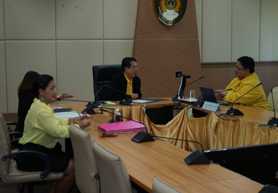 ภาพกิจกรรม คณะวิทยาศาสตร์และเทคโนโลยี	เข้าร่วมกิจกรรมแลกเปลี่ยนเรียนรู้การรายงานผลการดำเนินงานของหลักสูตร (มคอ.7)