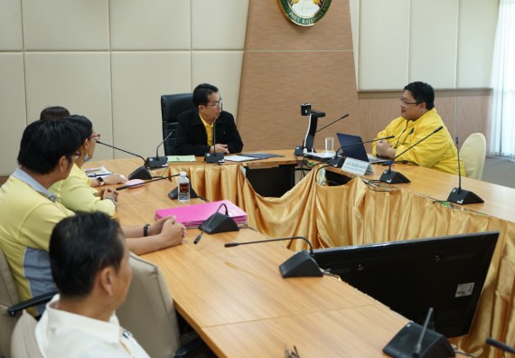 ภาพกิจกรรม คณะวิทยาศาสตร์และเทคโนโลยี	เข้าร่วมกิจกรรมแลกเปลี่ยนเรียนรู้การรายงานผลการดำเนินงานของหลักสูตร (มคอ.7)