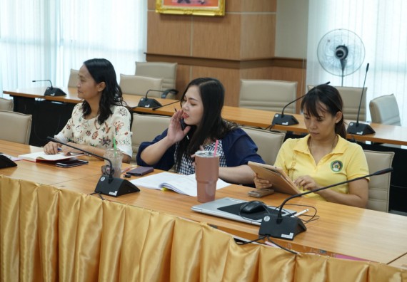 ภาพกิจกรรม คณะวิทยาศาสตร์และเทคโนโลยี	เข้าร่วมกิจกรรมแลกเปลี่ยนเรียนรู้การรายงานผลการดำเนินงานของหลักสูตร (มคอ.7)