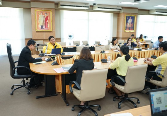 ภาพกิจกรรม คณะวิทยาศาสตร์และเทคโนโลยี	เข้าร่วมกิจกรรมแลกเปลี่ยนเรียนรู้การรายงานผลการดำเนินงานของหลักสูตร (มคอ.7)