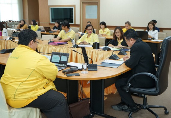 ภาพกิจกรรม คณะวิทยาศาสตร์และเทคโนโลยี	เข้าร่วมกิจกรรมแลกเปลี่ยนเรียนรู้การรายงานผลการดำเนินงานของหลักสูตร (มคอ.7)