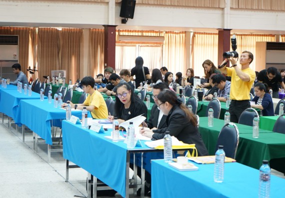 ภาพกิจกรรม คณะวิทยาศาสตร์และเทคโนโลยี เข้าร่วมโครงการนำเสนอนวัตกรรมหรือแนวปฏิบัติที่ดีของหลักสูตร หน่วยงานสายสนับสนุน ด้านการบริการวิชาการ ด้านศิลปวัฒนธรรม ด้านวิจัย และด้านการบูรณาการพันธกิจ ประจำปีการศึกษา 2561