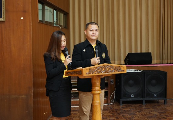 ภาพกิจกรรม คณะวิทยาศาสตร์และเทคโนโลยี เข้าร่วมโครงการนำเสนอนวัตกรรมหรือแนวปฏิบัติที่ดีของหลักสูตร หน่วยงานสายสนับสนุน ด้านการบริการวิชาการ ด้านศิลปวัฒนธรรม ด้านวิจัย และด้านการบูรณาการพันธกิจ ประจำปีการศึกษา 2561