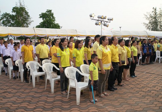 ภาพกิจกรรม คณะวิทยาศาสตร์และเทคโนโลยี เข้าร่วม การแสดงมหรสพสมโภช เนื่องในโอกาสมหามงคลพระราชพิธีบรมราชาภิเษก