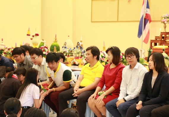 ภาพกิจกรรม สโมสรนักศึกษาคณะวิทยาศาสตร์และเทคโนโลยี จัดกิจกรรมไหว้ครู คณะวิทยาศาสตร์และเทคโนโลยี ประจำปี 2562