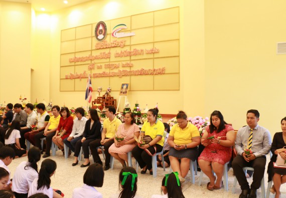 ภาพกิจกรรม สโมสรนักศึกษาคณะวิทยาศาสตร์และเทคโนโลยี จัดกิจกรรมไหว้ครู คณะวิทยาศาสตร์และเทคโนโลยี ประจำปี 2562