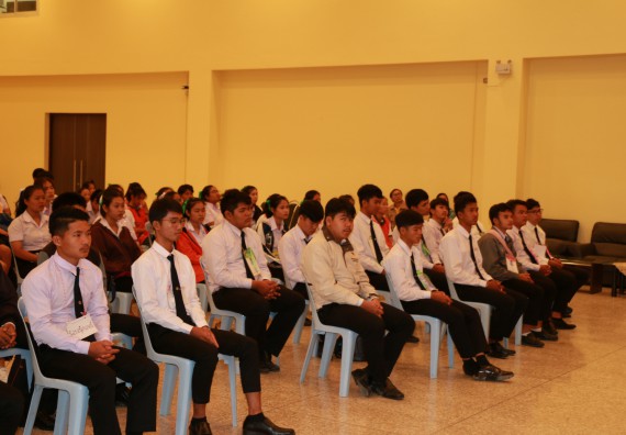 ภาพกิจกรรม สโมสรนักศึกษาคณะวิทยาศาสตร์และเทคโนโลยี จัดกิจกรรมรักแรกผูกจิตนักศึกษาวิทยาศาสตร์และเทคโนโลยี