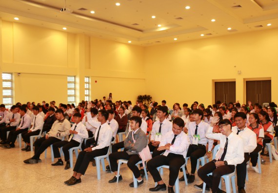 ภาพกิจกรรม สโมสรนักศึกษาคณะวิทยาศาสตร์และเทคโนโลยี จัดกิจกรรมรักแรกผูกจิตนักศึกษาวิทยาศาสตร์และเทคโนโลยี