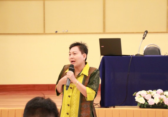 ภาพกิจกรรม สโมสรนักศึกษาคณะวิทยาศาสตร์และเทคโนโลยี จัดกิจกรรมรักแรกผูกจิตนักศึกษาวิทยาศาสตร์และเทคโนโลยี