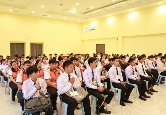 ภาพกิจกรรม สโมสรนักศึกษาคณะวิทยาศาสตร์และเทคโนโลยี จัดกิจกรรมรักแรกผูกจิตนักศึกษาวิทยาศาสตร์และเทคโนโลยี