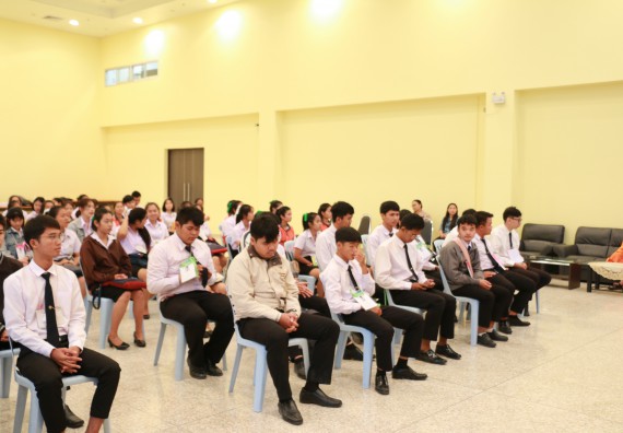 ภาพกิจกรรม สโมสรนักศึกษาคณะวิทยาศาสตร์และเทคโนโลยี จัดกิจกรรมรักแรกผูกจิตนักศึกษาวิทยาศาสตร์และเทคโนโลยี